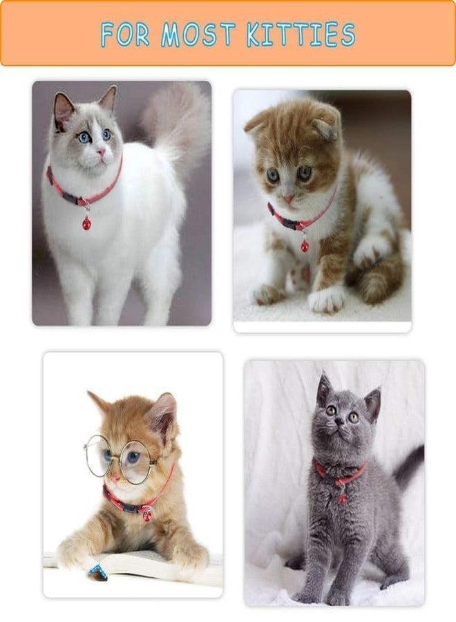 KittuPet Pack of 12 pcs Collar 6 Bow tie and 6 CPS Reflective Collar for Your Kitten Pupies Dog Size 10 MM Random Color - Image 3